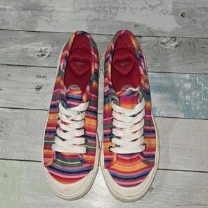 Rocket Dog BoHo Striped Tennis Shoes Sneakers Sz 9
